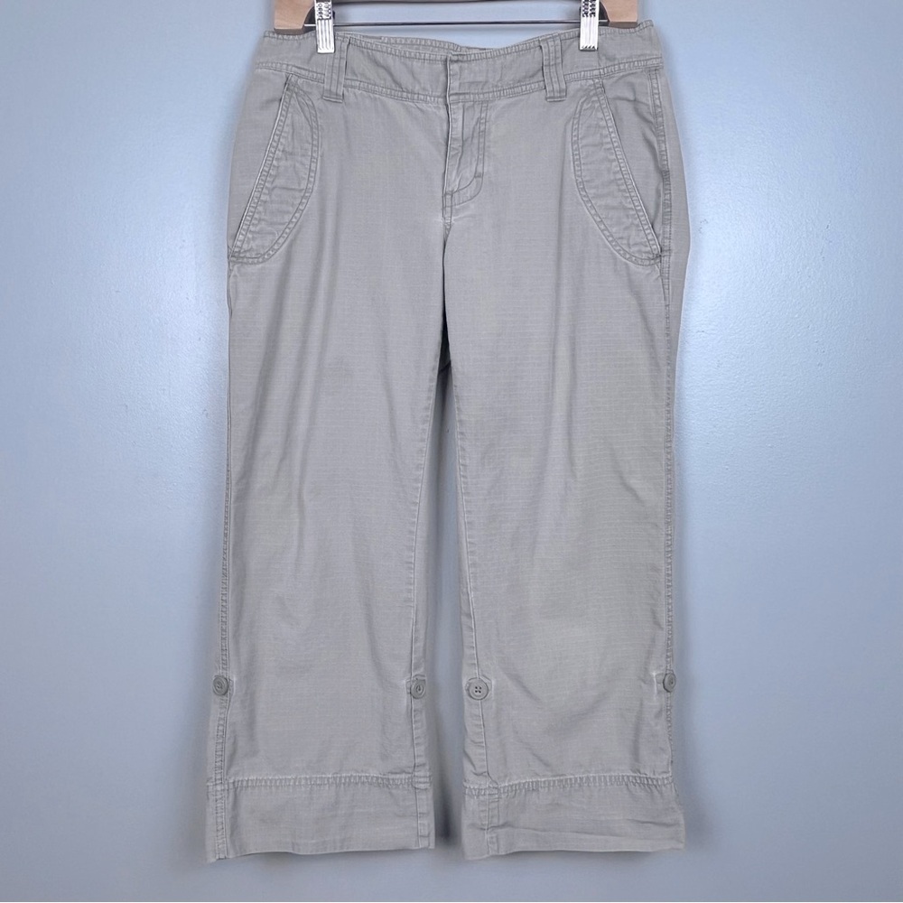 The North Face Women's 100% Cotton Rip-Stop Hiking Capri Pants Size 6; Outdoor
